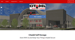 Desktop Screenshot of citadelselfstorage.com